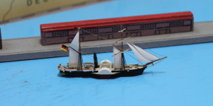 Cruiser "Barbarossa" (1 p.)  GER 1849 GEM ; 2023 - 175 years german navies-